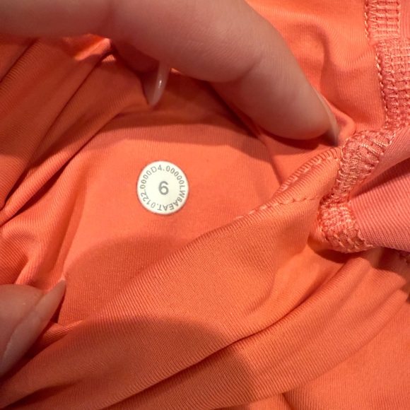 Lululemon coral Hotty Hot Tennis Skirt - Picture 9 of 10